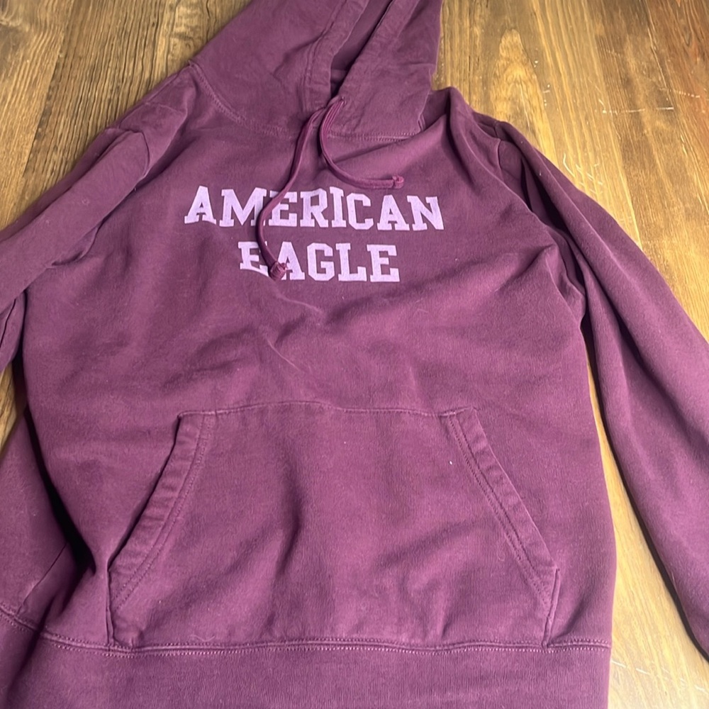 Red American eagle hoodie mens XL